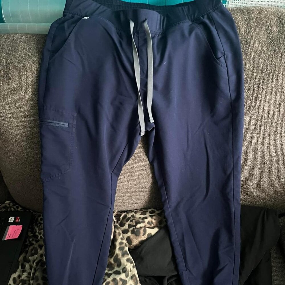 Navy Blue Jogger scrub pants
